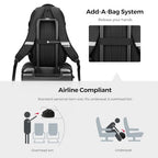 Design Laptop Backpack for Men with USB Charging Port SD803 (Gray Camo / Standard)