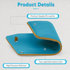 8 Pack Luggage Tags for Suitcases Airplane Travel Essentials (Energetic Blue)