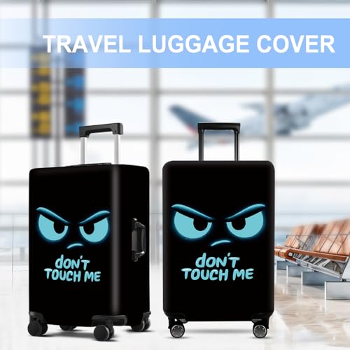 Don't Touch Me Luggage Cover Washable Suitcase Protector Anti (Don't Touch Me / S(20-22inch suitcase))
