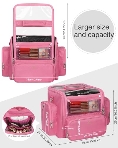 Makeup Brush Bag (Pink)