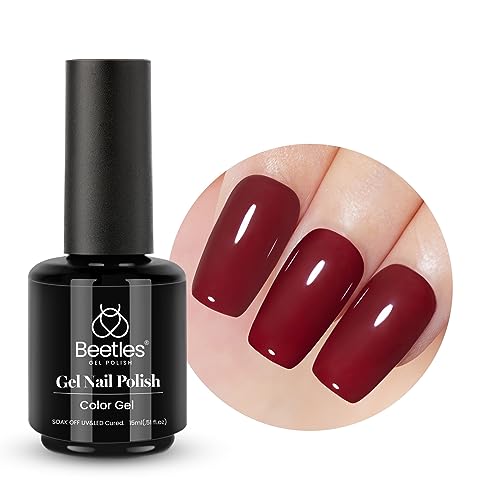 Beetles Red Gel Polish (C - Creme Red | Antique Ruby)