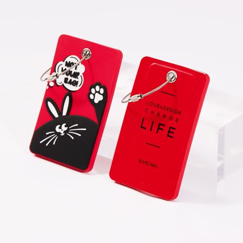 Funny Animal Luggage Tags Suitcases (Red)