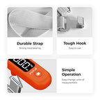 Digital Luggage Scale for Travel (Orange)