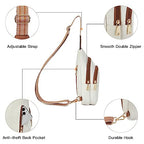 Crossbody Bags for Women Leather Sling Bag for Woman Travel Beige Brown (3-beige Brown)