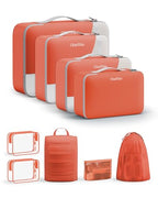 Packing Cubes for Travel (17 Orange)