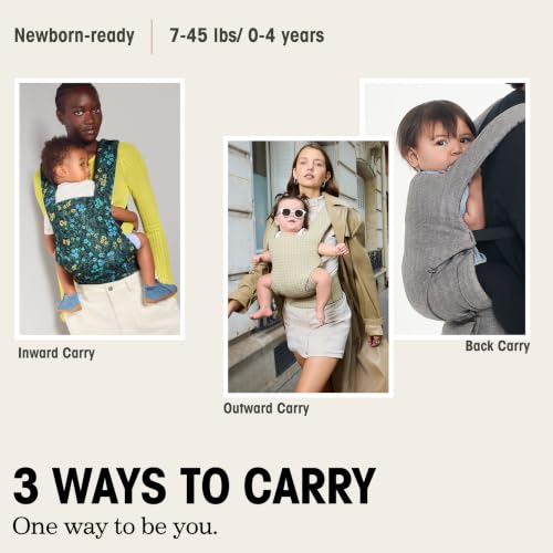 Explore Cotton Baby Carrier for Newborn to Toddler (Shadow Petals)