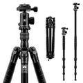 Traveler 7A 65.55'' Aluminum Camera Tripod (Aluminum Travel Tripod)