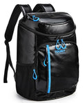 Cooler Backpack Insulated 30 Cans (Gloss Black / Circular zipper)