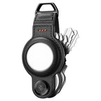 for AirTag Key Organizer (Black (With Airtag Slot))
