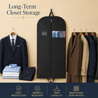 43 Inch Gusseted Garment Bag for Closet Storage and Workwear Organization (Garmentbag 43INCH 1 pack)
