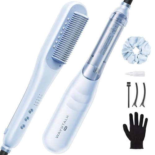 Pro Steam Hair Straightener Brush Steamline Pro Straightener Brush (Blue)