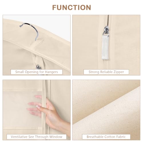 Cotton Garment Bag (60"-3 PCS)