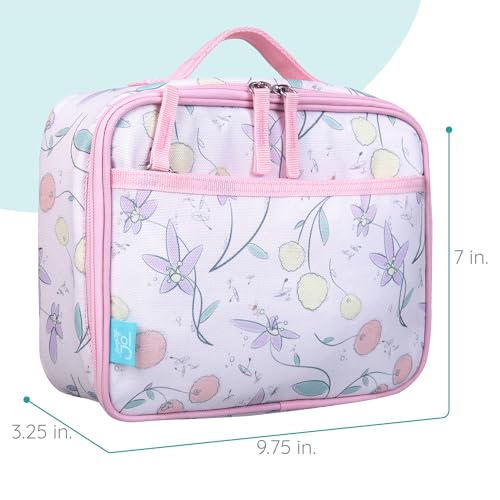 JumpOff Jo Insulated Lunch Box (9.75 x 7 x 3.25 inches / Fairy Blossom)