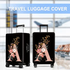 Letter A Luggage Cover Washable Suitcase Protector Anti (Letter A / L(28-30inch suitcase))