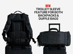 15L Slim Gym Backpack 1000D Travel EDC Daypack (Black Neon Pink)