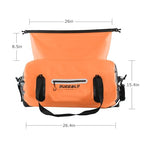 60L Waterproof Duffle Travel Duffel Bag (Orange / 60L)