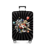 Travel Adventure Luggage Cover (#134 / L(fits 28-30Inch suitcase))