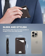 Tactical Wallet for Men Card Holder (Dark Brown)