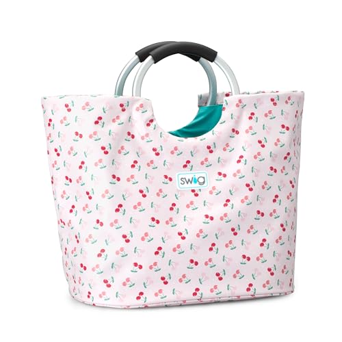 Loopi Large Waterproof Beach Tote Bag (Cherry Pie)