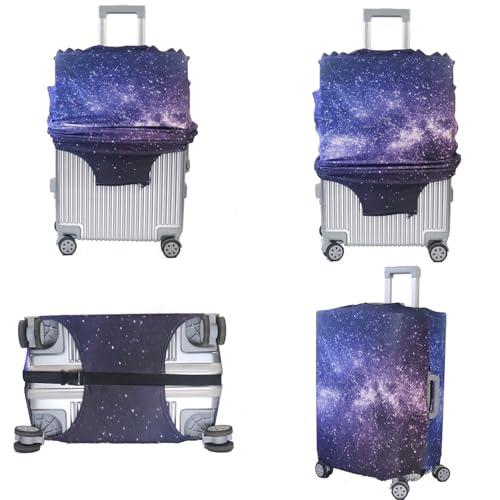 Thicker Travel Luggage Covers with Luggage Tag For Suitcase Tsa Approved (F2487 / L)