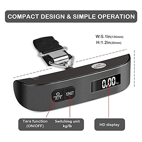 Digital Luggage Scale (Black)
