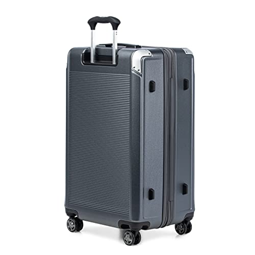 Platinum Elite Hardside Checked Luggage (Checked- Large 28-Inch / Vintage Grey)