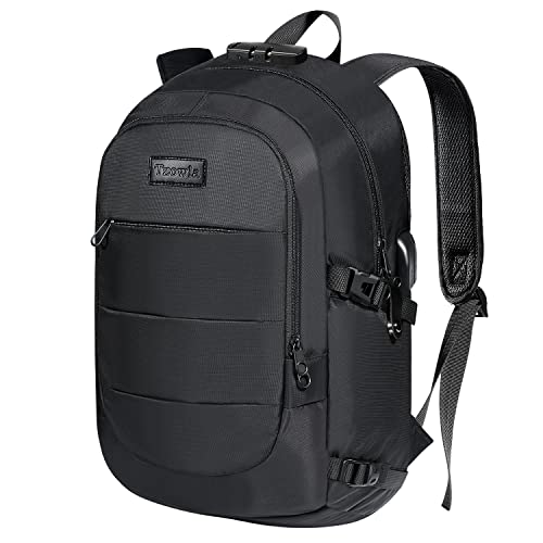 35 Liter Anti Theft Backpack with Giant Tumbler Holder Pocket and Lock (35L 15.6inch / A-black)
