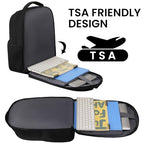 Backpack for Men and Women (Black / 15.6 Inch)