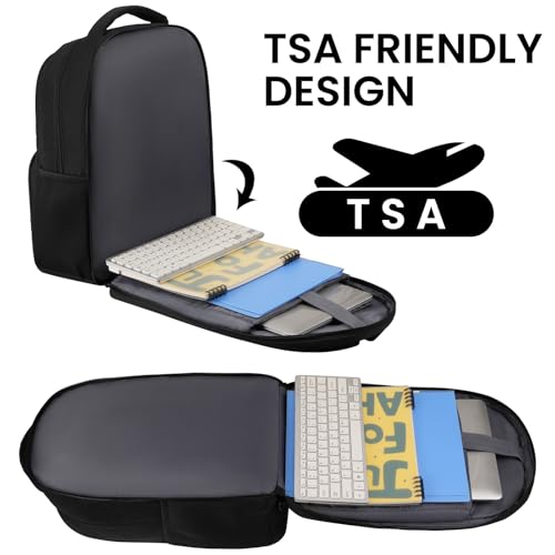Backpack for Men and Women (Black / 15.6 Inch)
