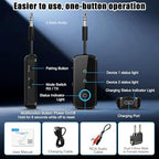 2-in-1 Bluetooth 5.4 Transmitter Receiver,Airplane Audio Adapter,Wireless Transmitter for TV/PC/Gym/Switch. Supports up to 2 AirPods/Headphones,Bluetooth Receiver for Car/Home Stereo (Ebony) (Ebony)