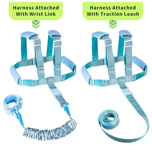 Toddler Leash Harness Backpack 4 (Blue)