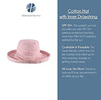 Women's Cotton Hat with Inner Drawstring and Upf 50+ Rating (One Size / Olive)