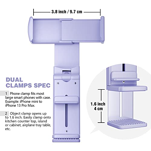 Airplane Phone Holder Mount (Lavender)