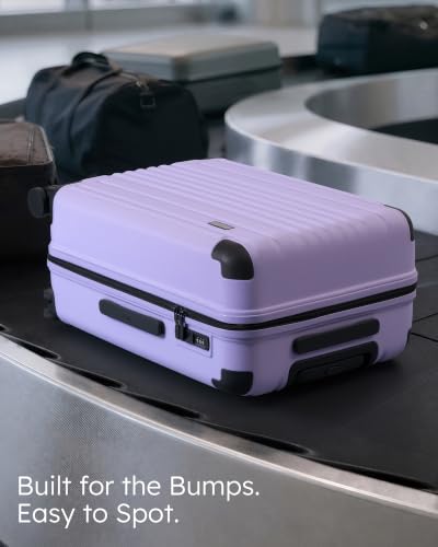 Luggage Lightweight and Durable Hardshell (Light Purple2.0 / M(24in))