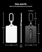 Key Card Holder for Tesla Model Y (Black & White)