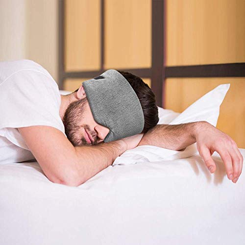 Cotton Sleep Eye Mask for Men (A-upgraded Nose Pad)