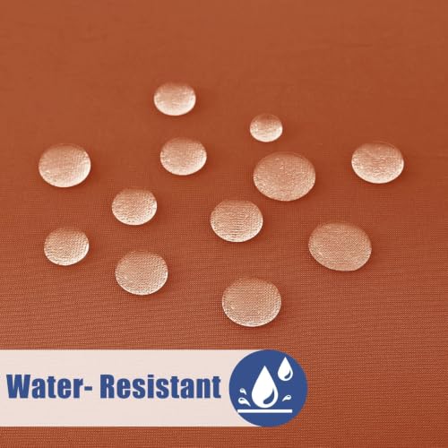 2 Pack Rectangle Spandex Fitted Table Cloth (Terracotta / 72" x 30" (Rectangular))