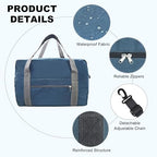 For Spirit Airlines Personal Item Bag 18x14x8 in Underseat Carry (Navy / 30L)