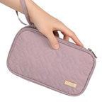 Electronics Travel Organizer Cord Case (Medium / Peach Pink)