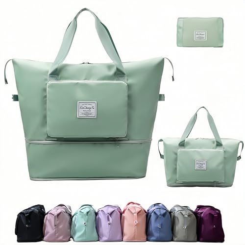 Large Capacity Foldable Travel Bag (Light Green)