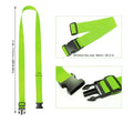 Luggage Straps for Suitcases (2Pcs Green / 45 In Connect)