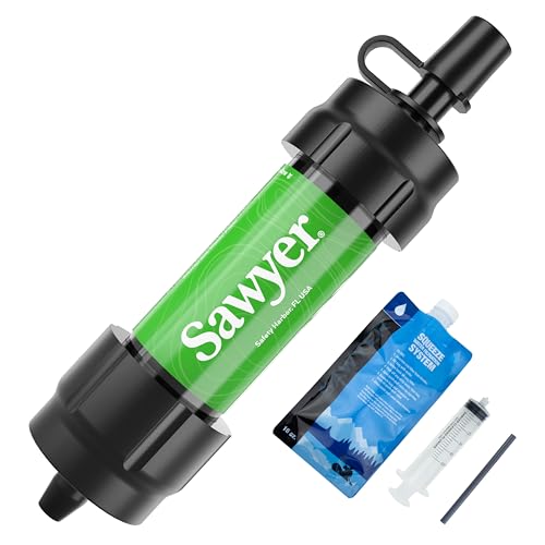 Products SP101 MINI Water Filtration System (Filter w/ Pouches / 1-Pack / Green)