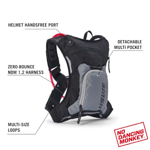 Moto Hydro 3L Hydration Pack with 2.0L (3L, Black Orange)