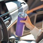 20 oz Skinny Tumbler (Purple/Pink / 12 Ounces)