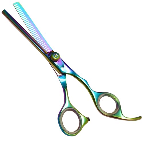 Professional Hair Cutting And Thinning Scissors (Multicolored / DaggerPrecision Series)