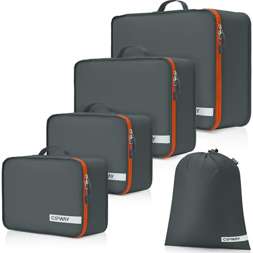 Packing Cube for Travel Suitcase 5 Set Grey (Grey / 5PCS)