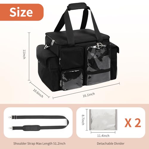 Large Hairstylist Traveling Bag (Large(16.1x10.6x11in))
