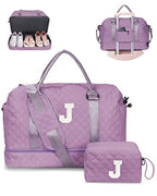 Weekender Bags for Women Travel (Purple / J)