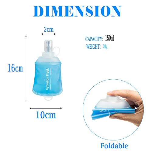 150ML Soft Flask (Blue Pack of 2-150ml)
