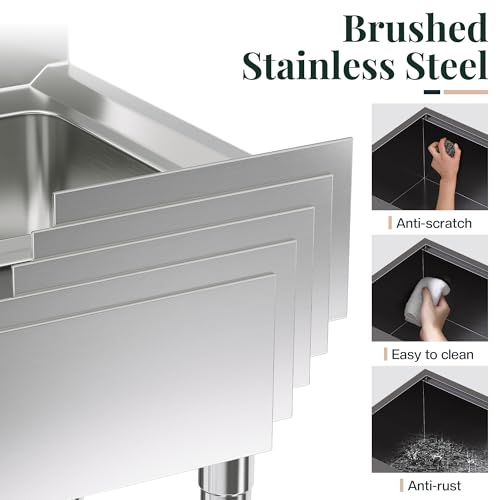33 x 22 in Farmhouse Workstation Undermount Sink (Carbon black / 32.5-Inch)